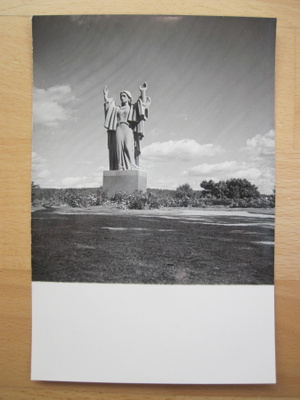 VANHA Valokuva Lahti Sankaripatsas 1940-l
