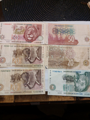 ETELÄ AFRIKKA SETELIT