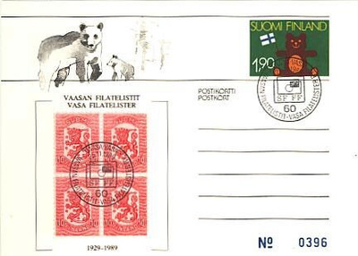 1989 SF FF Vaasafilatelistit ehiöllä