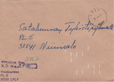 Sotilaspostia, VIESTIVARIKKO, Lyly