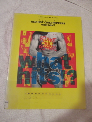 RED HOT CHILI PEPPERS : what hits, NUOTTIKIRJA !!