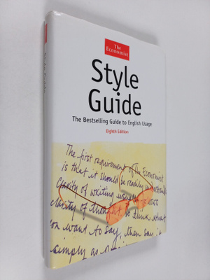 The economist style guide