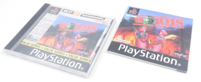 Worms Best Of infogrames (Back Inlay Cut)