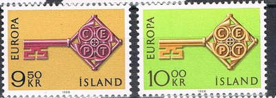 Islanti 1968 - Europa CEPT  ++