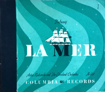 DEBUSSY. La Mer 78rpm