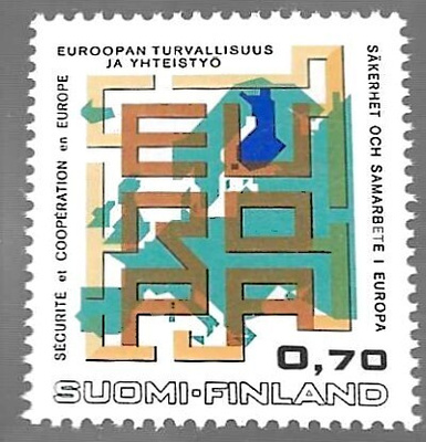 1973 EUROOPAN TURVALLISUUS JA YHTEISTYÖ POSTITUOREENA