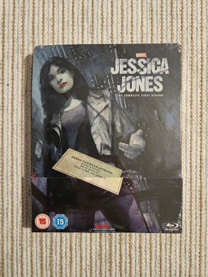 Jessica Jones 1 Zavvi Exclusive Steelbook (Blu-ray) (uusi)