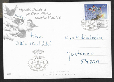 Helsinki - Aleksin alueen joulu 12.12.1994