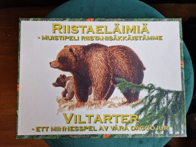 Riistaeläimiä muistipeli.