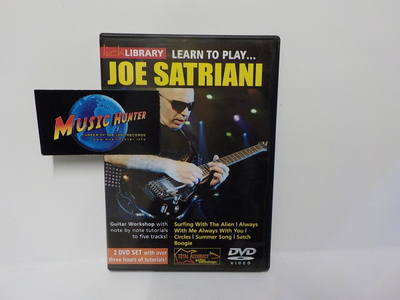 LEARN TO PLAY JOE SATRIANI UUSI 2DVD