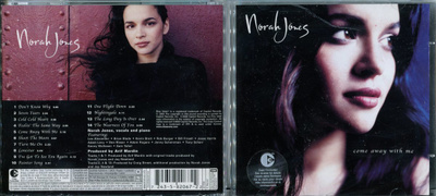 NORAH JONES . CD-LEVY . COME AWAY WHIT ME