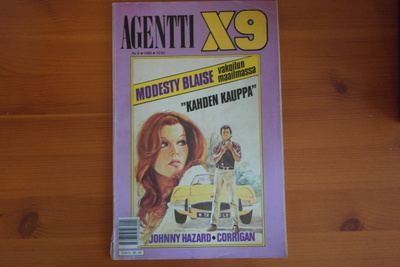 Agentti X9.No 8 / 1988.Nid.Modesty Blaise.
