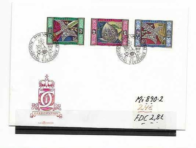 LIECHTENSTEIN Mi 890-2 luett. 2,4€  FDC  luett.2,8€