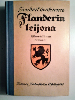 Conscience Hendrik: Flanderin leijona, v. 1919, 1.p.