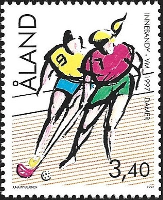 Åland 1997  Salibandy  4,30 mk ** LaPe 127