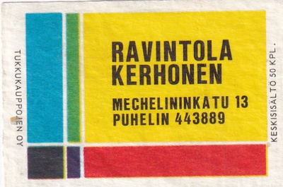 Helsinki, Ravintola Kerhonen  3/8