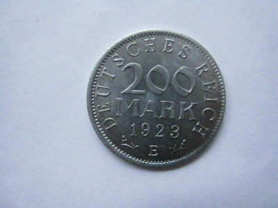 Saksa Weimar 200 mark 1923