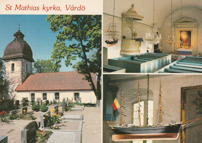 KIRKKOKORTTI - ÅLAND - VÅRDÖ KIRKKO - 2