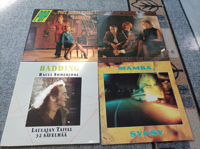 Suomalaisia lp-levyjä (Agents, Badding jne.) I
