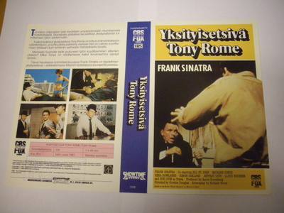 Vhs kansipaperi Fix -  YKSITYISETSIVÄ TONY ROME