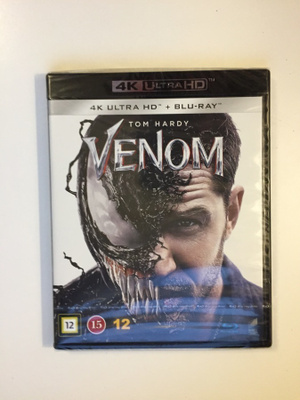 Venom (4K Ultra HD + Blu-ray) Tom Hardy (UUSI) 2018