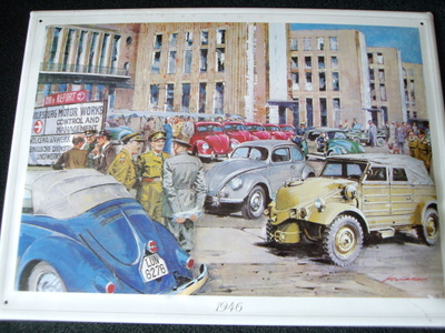 Volkswagen PELTIKYLTTI  29x38cm