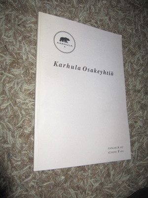 Karhula Osakeyhtiö kuvasto A-P 1932-1934 näköispainos