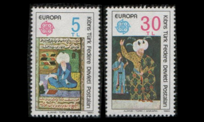 Turkki Kypros 83-4 ** Europa merkkihenkilöitä (1980)