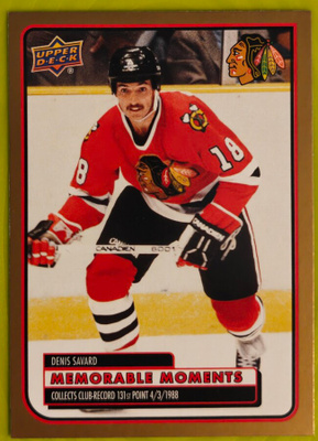 Denis Savard 2025-26 UD Chicago Blackhawks Centennial