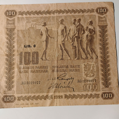 100mk Litt.C  1922