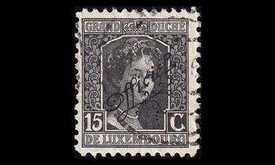 Luxemburg 95 o Virkamerkki 15 C (1915)