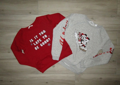 H&M jouluiset collegepaidat 146/152cm (2kpl)