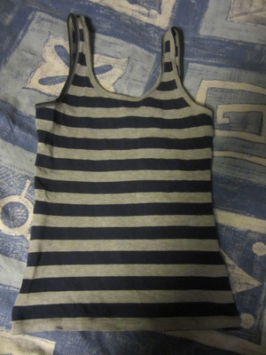 Toppi 34 Divided harmaa - sini -raitainen  * H&M