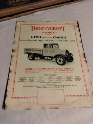 thornecroft 2-ton esite