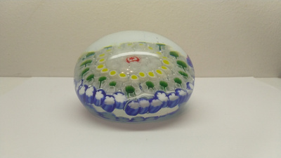 Murano Millefiori taidelasi paperipaino, Italia