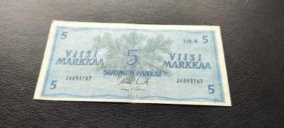 5 mk 1963 Litt.A, KO2-Mäk, J-sarjaa