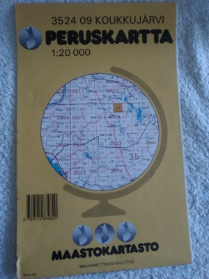 KARTTA RANUA KOUKKUJÄRVI 1:20 000