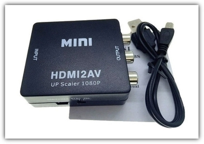 HDMI-RCA-muunnin – muuntaa digitaalisen analogiseksi #31431