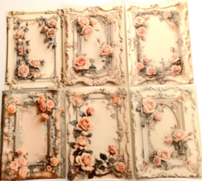Korttikuvia KUKAT / 6 kpl -setti / 8 x 10 cm