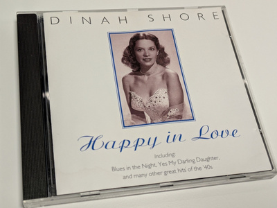 Dinah Shore - Happy In Love (CD) HYVÄ KUNTO!! Best Of