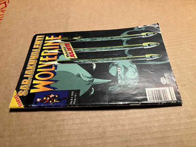 MARVEL WOLVERINE 8/1991 +juliste HYVÄ