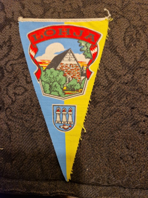 Lohja vintage pieni matkailuviiri
