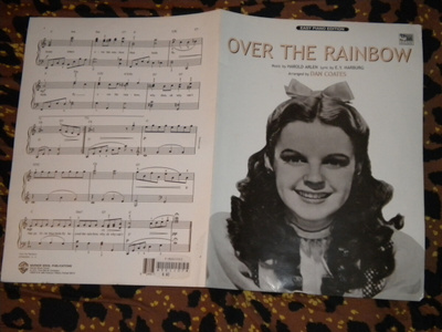 Nuottivihko - JUDY GARLAND - Over The Rainbow 1966 (1939)