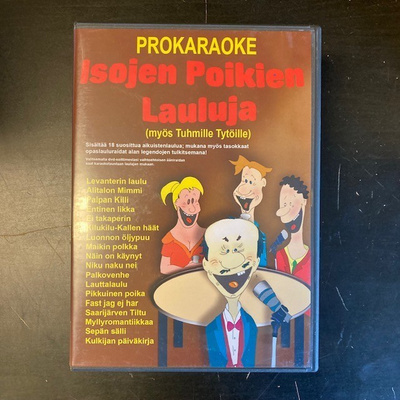 Isojen poikien lauluja (prokaraoke) DVD
