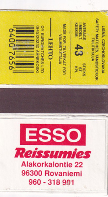 Rovaniemi, ESSO Reissumies      b638