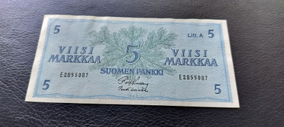 5 mk 1963 Litt.A, KUL-Koi, E-sarjaa