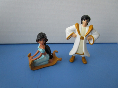 Aladdin ja Jasmin, pienet Disney figuurit