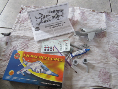 AIRFIX OSITTAIN KOOTTU HARRIER GR3 - RETRO HÄVITTÄJÄ