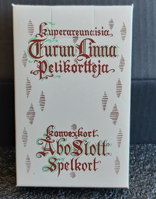 Vintage Turun linna kortit uudenveroiset