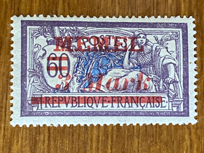 SAKSA 1921 MEMEL Mi37**